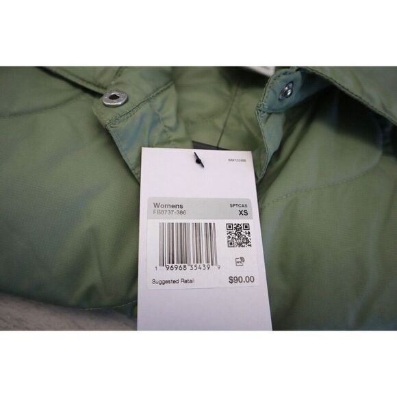 Nike Sportswear FB8737-386 Women's Sz XS Green Essentials Quilted Vest - Picture 5 of 12